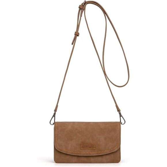 Wrangler Crossbody Wallet Clutch Purse with Contrast Stitching - Picture 6 of 6